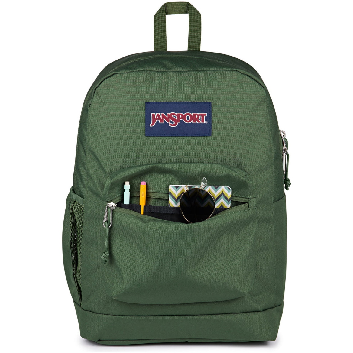 2026 Jansport Cross Town Plus Backpack EK0A5BLB2T31 - Cargo Green
